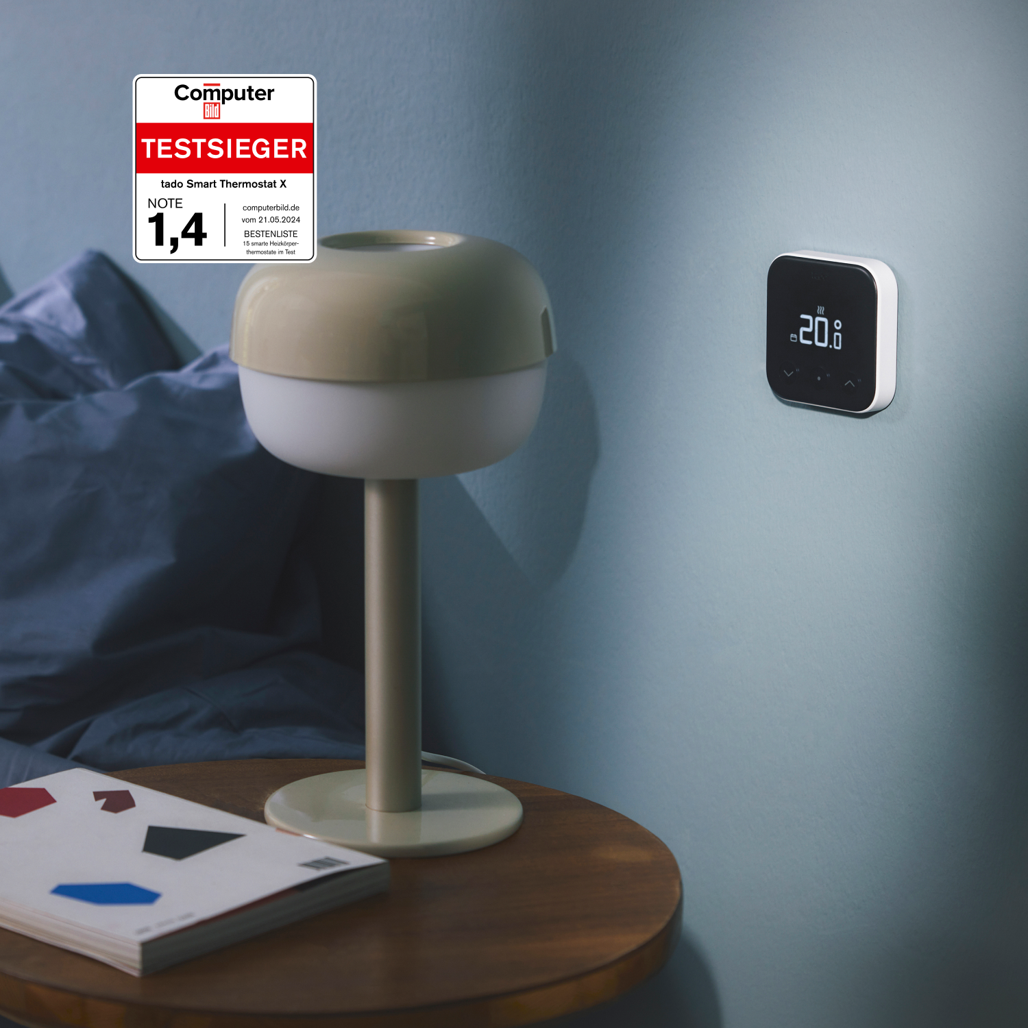 tado° X Smartes Thermostat für Fußbodenheizung und Einzelraumsteuerung (230V) - Schwarz